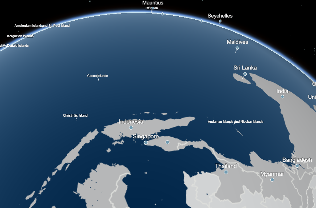 amsterdam island map